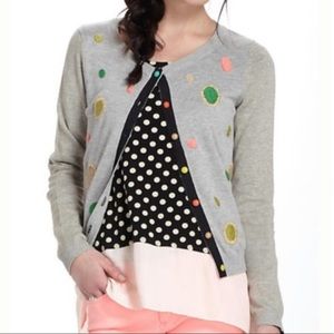 Anthropologie Charlie & Robin Solaris Dot Cardigan